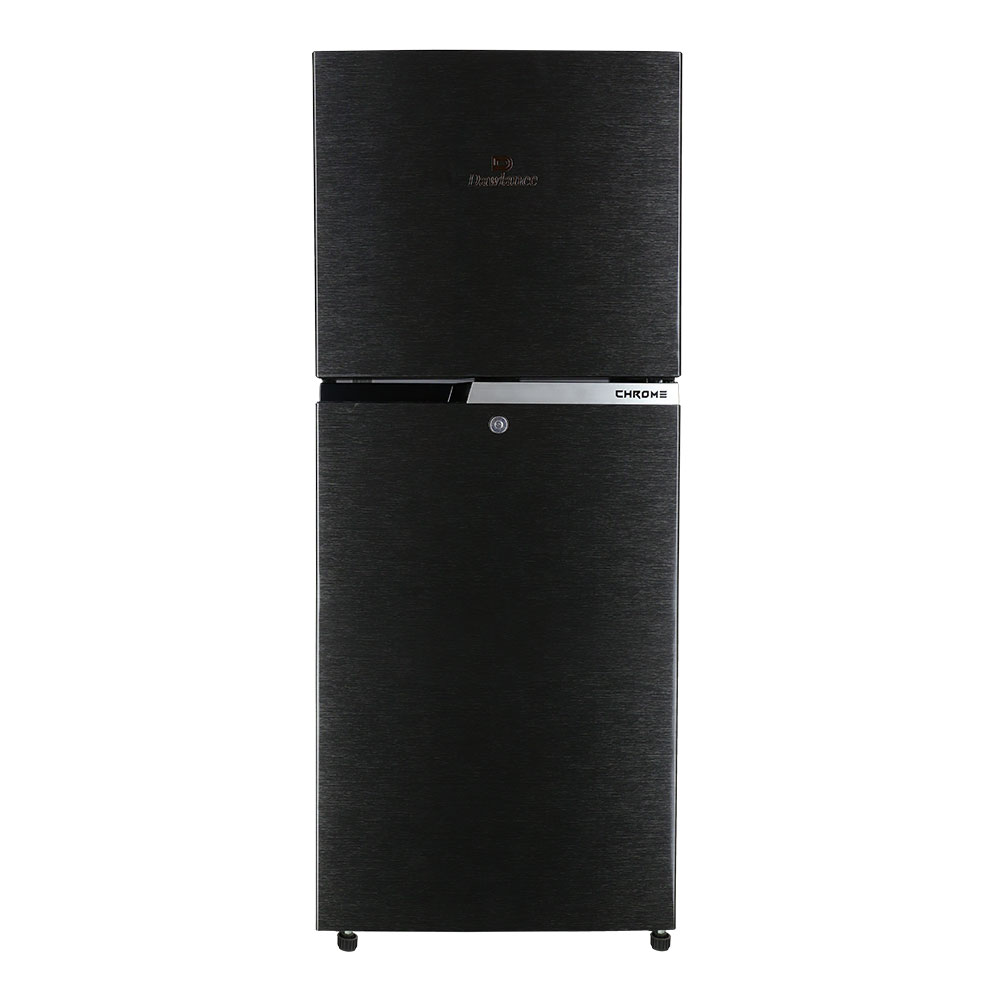 Dawlance 9173WB Chrome Hairline Black Double Door Refrigerator